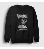 Presmono Unisex Siyah Trumpeting Ecstasy Full Of Hell Sweatshirt 425329tt