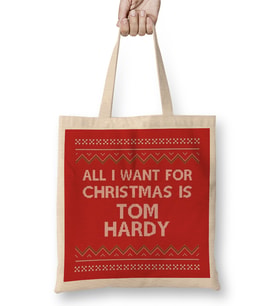 All I Want For Christmas Is Tom Hardy Bez Çanta Uzun Saplı