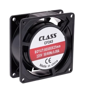 Class 80x80x25mm AC 220Volt Fan