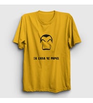 Presmono Unisex Sarı Dali La Casa De Papel T-Shirt 196710tt (Sarı)