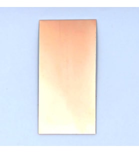 BAKIR PLAKET 5 x 10 CM