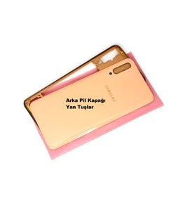 Samsung Galaxy A70 A705 kasa Arka Pil Kapağı GOLD
