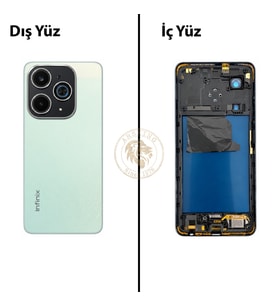 Infinix Hot 40İ Ufuk Altını Uyumlu Orta Kasa Full Kasa Kapak Gövde Housing