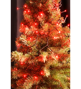 8.25 Metre Eklemeli Led Işık (80 Led) - Kırmızı Renkli Prizli Dekoratif Aydınlatma Seti (Karton Kutulu)