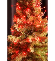 8.25 Metre Eklemeli Led Işık (80 Led) - Kırmızı Renkli Prizli Dekoratif Aydınlatma Seti (Karton Kutulu)