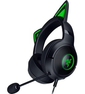 Razer Kraken Kitty V2 - Kablolu Rgb Kulaklık Kedi Kulaklı (Reaktif Akış Aydınlatması, Razer Hypercle