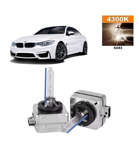 BMW 4 Serisi F32 2012-2017 Xenon D1S / D1R 4300K Sarı HID Xenon Ampul 2 Adet