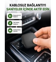 Android Auto Kablosuz Adaptör Bluetooth 5.0 ve 5.8GHz WiFi Destekli Yeni Nesil