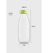 Renga Milky 1000 ml Cam Şişe 181009 Fuşya (Yeşil)