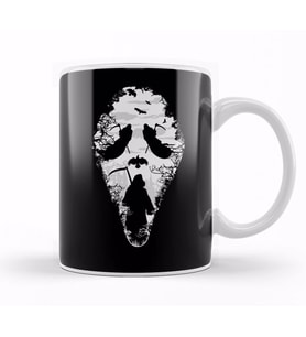 Scream Reaper Mask Kupa Bardak Porselen