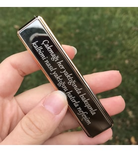 Kişiye Özel USB Şarjlı Sürgülü Çakmak