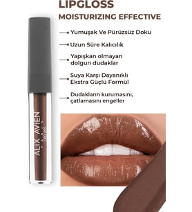 Uzun Süre Kalıcı Yapışkan His Bırakmayan Nemlendirici Dudak Parlatıcısı - Lipgloss 11 Chocolate Kiss