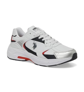 U.s. Polo Assn. Felix 4Pr Erkek Beyaz-Lacivert-Kırmızı (40-45) Sneaker Ayakkabı