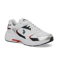 U.s. Polo Assn. Felix 4Pr Erkek Beyaz-Lacivert-Kırmızı (40-45) Sneaker Ayakkabı