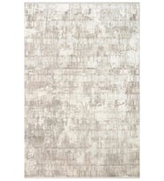 Hoom Rugs Franko FS 36 Cream Beige Viskon & Akrilik Yüksek Dokulu Modern Salon Halısı (Krem)