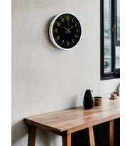 36 Cm Beyaz Klasik Duvar Saati (Standart)