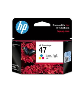 HP 6ZD21A No 47 Siyah Kartuş - Black Original Ultra Ink Advantage - 1300 Sayfa