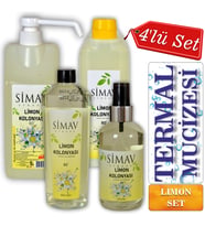 Simav Synaus Termal Sulu Limon Kolonyası Seti - 4'lü