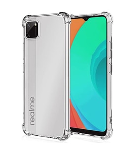 Realme C11 Shock Absorbing Darbe Emicili Şeffaf Silikon Kılıf