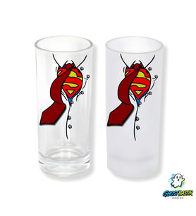 Superman Buzlu / Buzsuz Seçenekli Rakı Bardağı – 1 Adet Şık Sunum Bardağı 0266