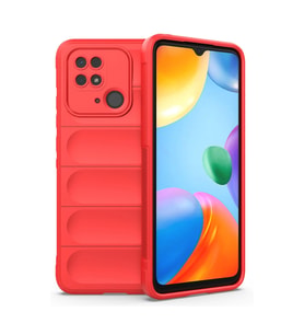 Redmi 10c Kılıf Optimum Silikon - Kırmızı