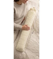 Peluş Kılıflı Uzun Sıcak Su Torbası 76 cm - Yumuşak Dokulu 2500 ml Kapasiteli Torba