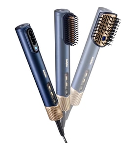 Babyliss Air Wand 1600W İyon Etkili 2 Başlıklı Saç Kurutma ve Şekillendirme Seti Lacivert AS6550CE