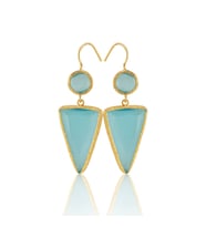 Kadir Jewellery 22 Ayar Altın Kaplama Kadın Sallantılı Küpe -El İşçiliği Ve Hipoalerjenik Küpe
