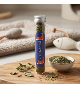 Doğal Kedi Nanesi (Catnip) - 45 ml Tüp - Pratik ve Taze