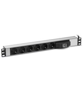 Formrack F082PR6SA 6 lı 19" sigortalı priz
