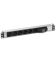 Formrack F082PR6SA 6 lı 19" sigortalı priz