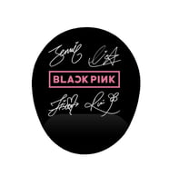 Black Pink Logo Ve Imzalar Bilek Destekli Mouse Pad (Çok Renkli)
