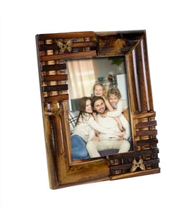 Kişiye Özel Fotoğraflı Bambu Çerçeve(13x18cm)