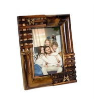 Kişiye Özel Fotoğraflı Bambu Çerçeve(13x18cm)