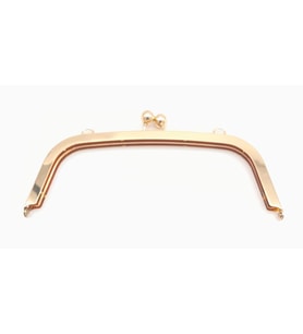 Angel Çanta Aksesuar 21.5 Cm Light Gold Oval Köşe Çanta Klipsi Çanta Bursu