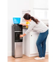 WaterGold Su Arıtma Cihazı Sebil Üstü Temiz Su Tankı (Siyah - Beyaz)