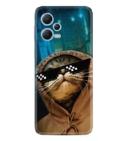 Xiaomi Redmi Note 12 4g Kılıf Resimli Desenli Silikon Platinium Series Troll Cat 1897