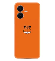 Vivo Y22S Kılıf Silikon Desen Özel Seri Garfi 1733