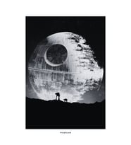 - Starwars - Death Star - Tablo - Çerçevesiz Film Poster