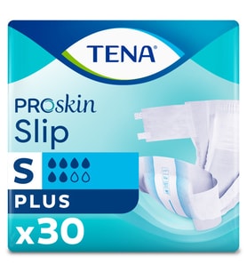 Tena Proskin Slip Plus 6 damla Küçük Boy Small Belbantlı Hasta Bezi 30'lu 1 paket