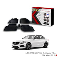 Mercedes (W 205) için Uyumlu C-Klasse -2014 3D Paspas (Karışık)