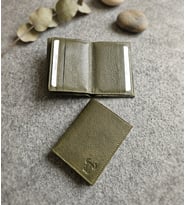 %100 Hakiki Deri Minimalist Dikey Küçük Model Kredi Kartlık Ve Cüzdan