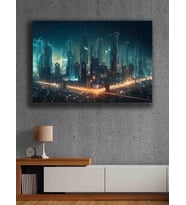 Koç stüdyo Modern tasarım kanvas tablo 50x70 (Çok Renkli)