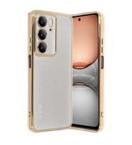 Realme C75 4g Kılıf Razer Lensli Silikon - Gold