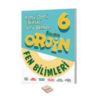 6. Sınıf Orjin Fen Bilimleri Konu Özetli Soru Bankası
