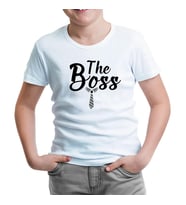 The Boss Beyaz Çocuk Tshirt