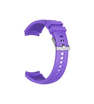 Samsung Galaxy Watch 46mm Uyumlu 22mm Kordon Silikon Çizgili Spor Yumuşak KRD-18 Kayış