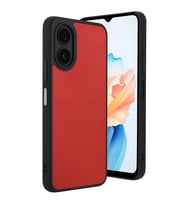 Oppo A38 Kılıf Aras Deri Kapak - Kırmızı