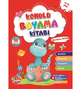Konulu Boyama - KırmızıKitap (4-5 Yaş)