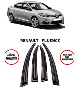 Balp Renault Fluence Cam Rüzgarlık 4 Lü Takım